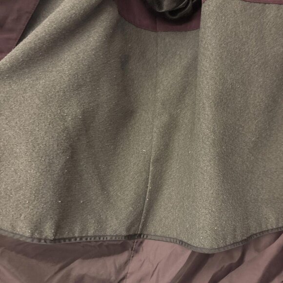 FS Limited Purple Double Lined Removable Hood Zipper Toggle Parka Coat. Sz M - Picture 11 of 15